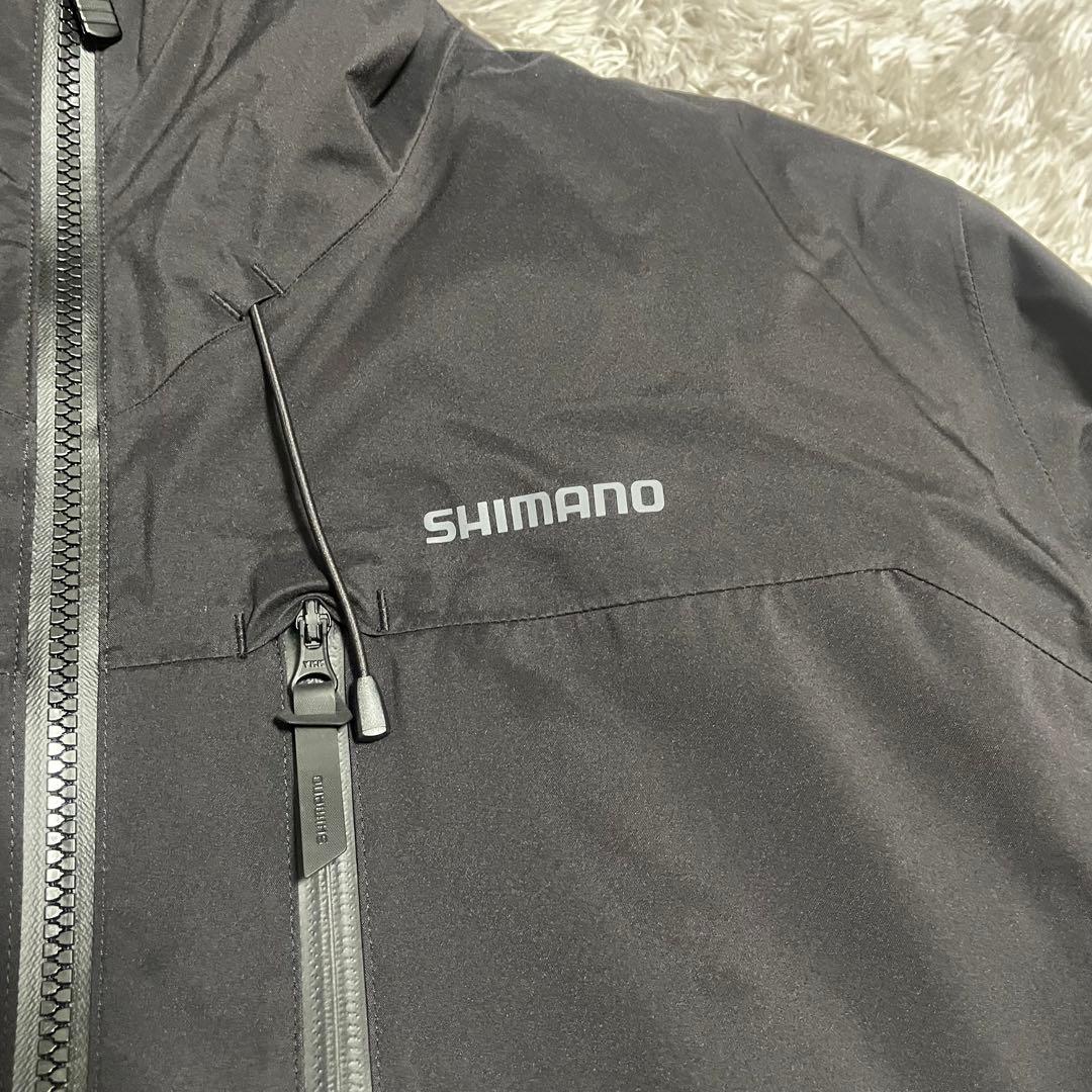 極美品　シマノ　デュラスト　ウォームレインジャケット　RB-04JU ブラックL