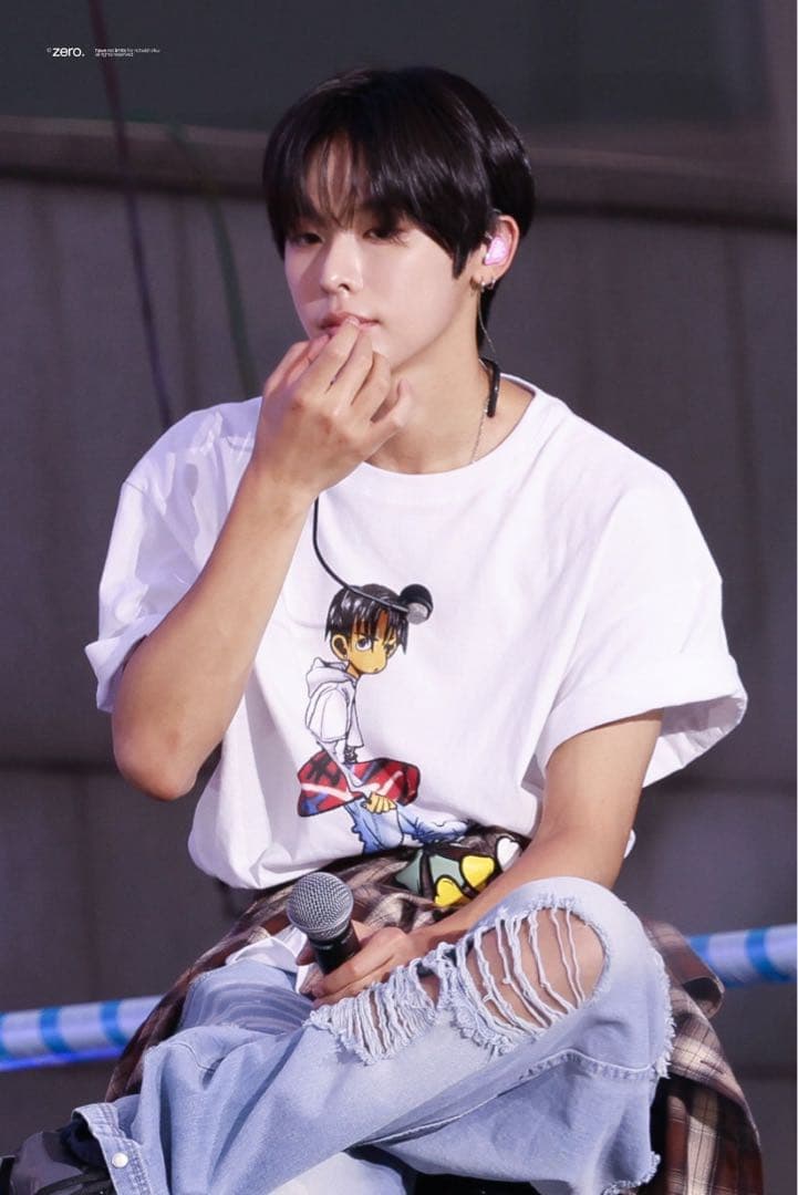 nctwish surf color t-shirt りく　tシャツ