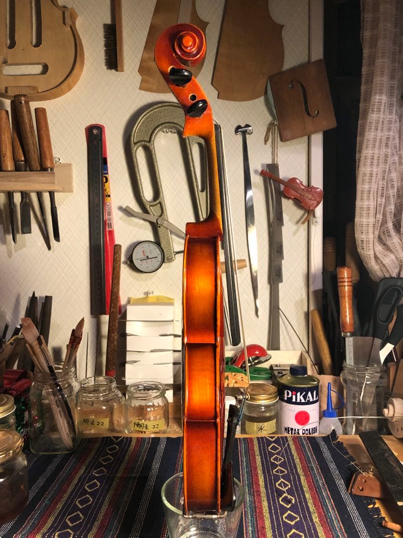 【駒&魂柱調整済】Suzuki分数バイオリンNo280 1/10 1977