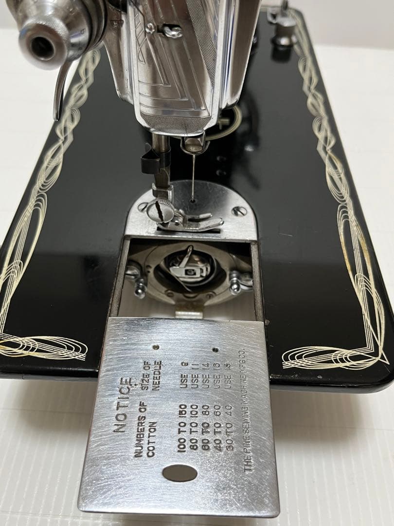 ミシン PINE P-3A ビンテージ 昭和 レトロ 家庭用 インテリア 本体