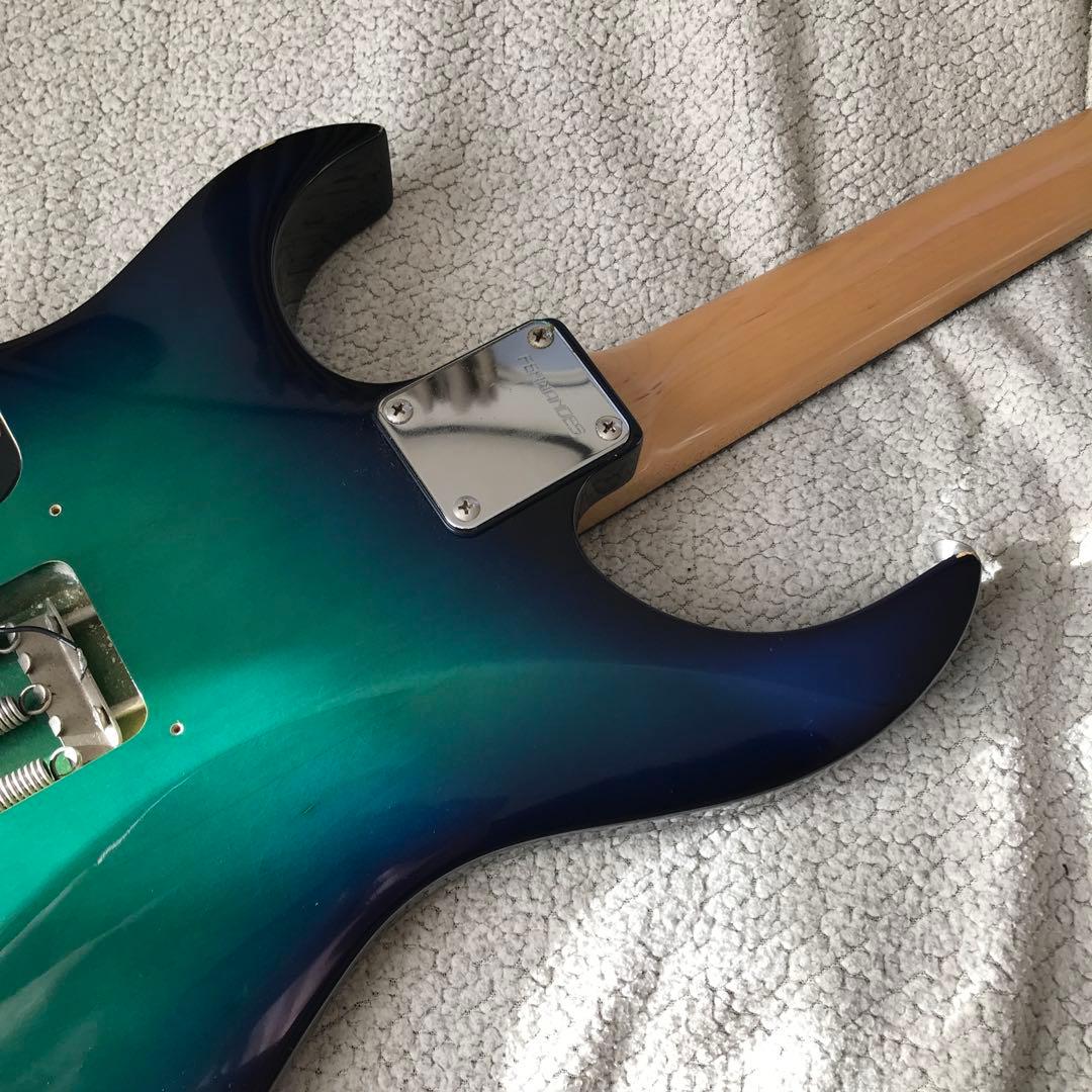 売り切り！FERNANDES エレキギター グラデーションブルー