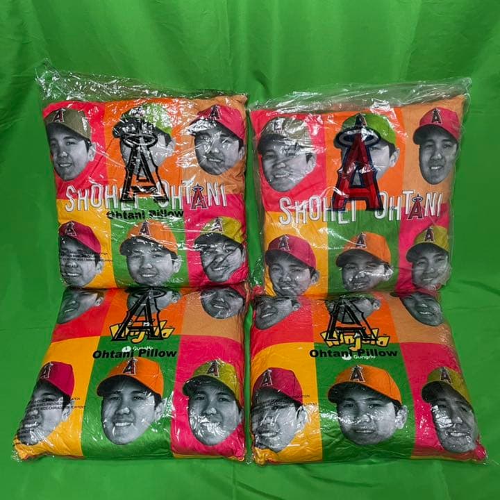 WBC 大谷翔平　枕 クッション　４個　入手困難　新品　まとめ買いチャンス