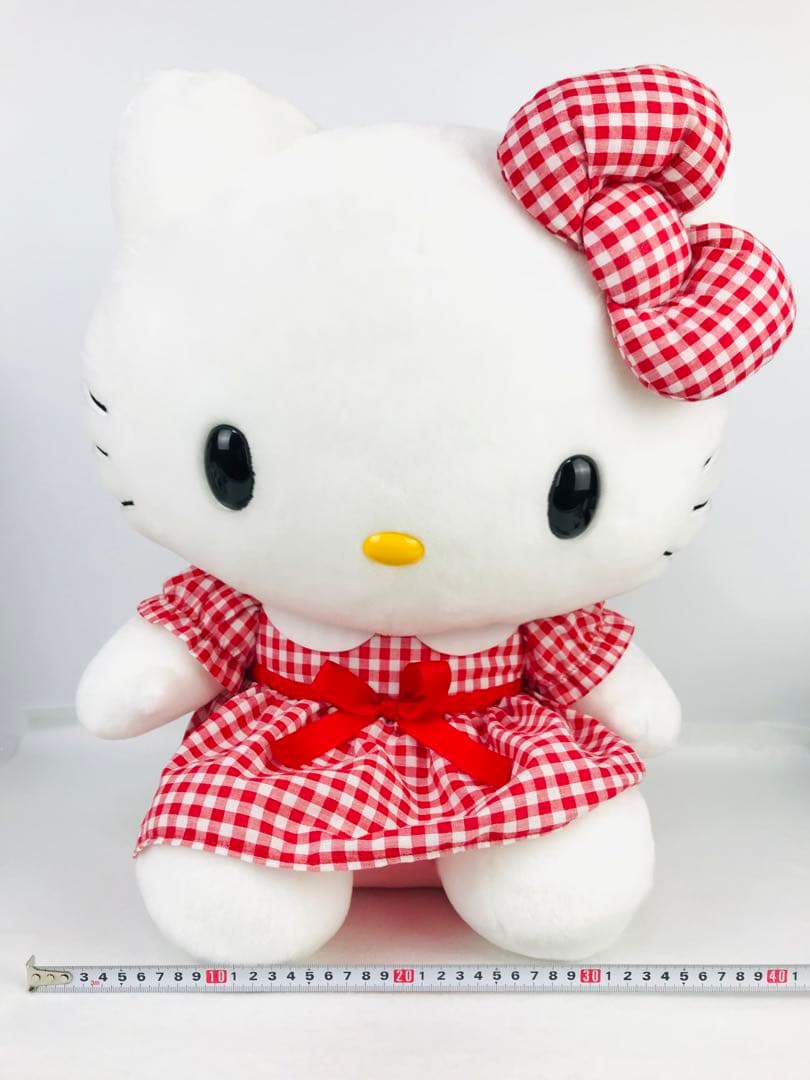 希少　特大　ハローキティ　ワンピースドレス２Ｌぬいぐるみ　サンリオ/Sanrio