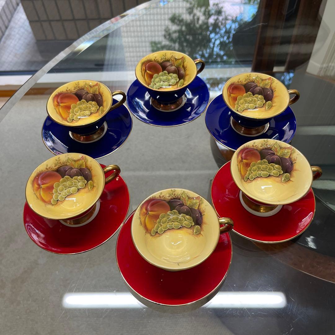 AYNSLEY カップ&ソーサー England 6