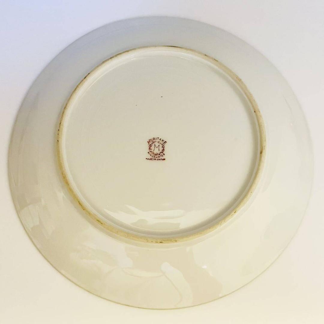 【オールドノリタケ/デコレディ/グリーンアイ/ビーチハット】アールデコ/ラスター