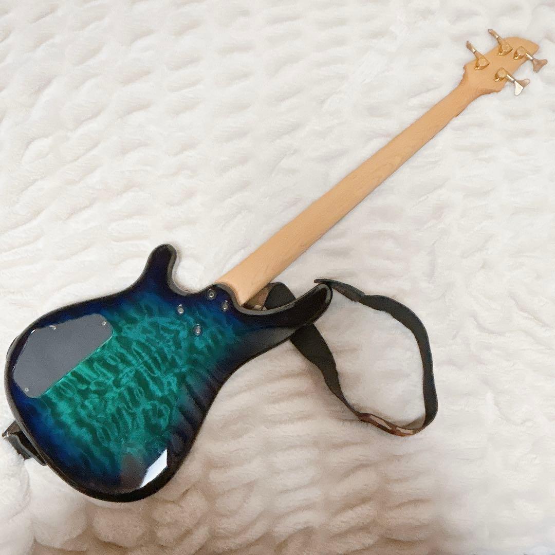 Fernandes FRB-40 PJ シースルーグリーン エレキベース