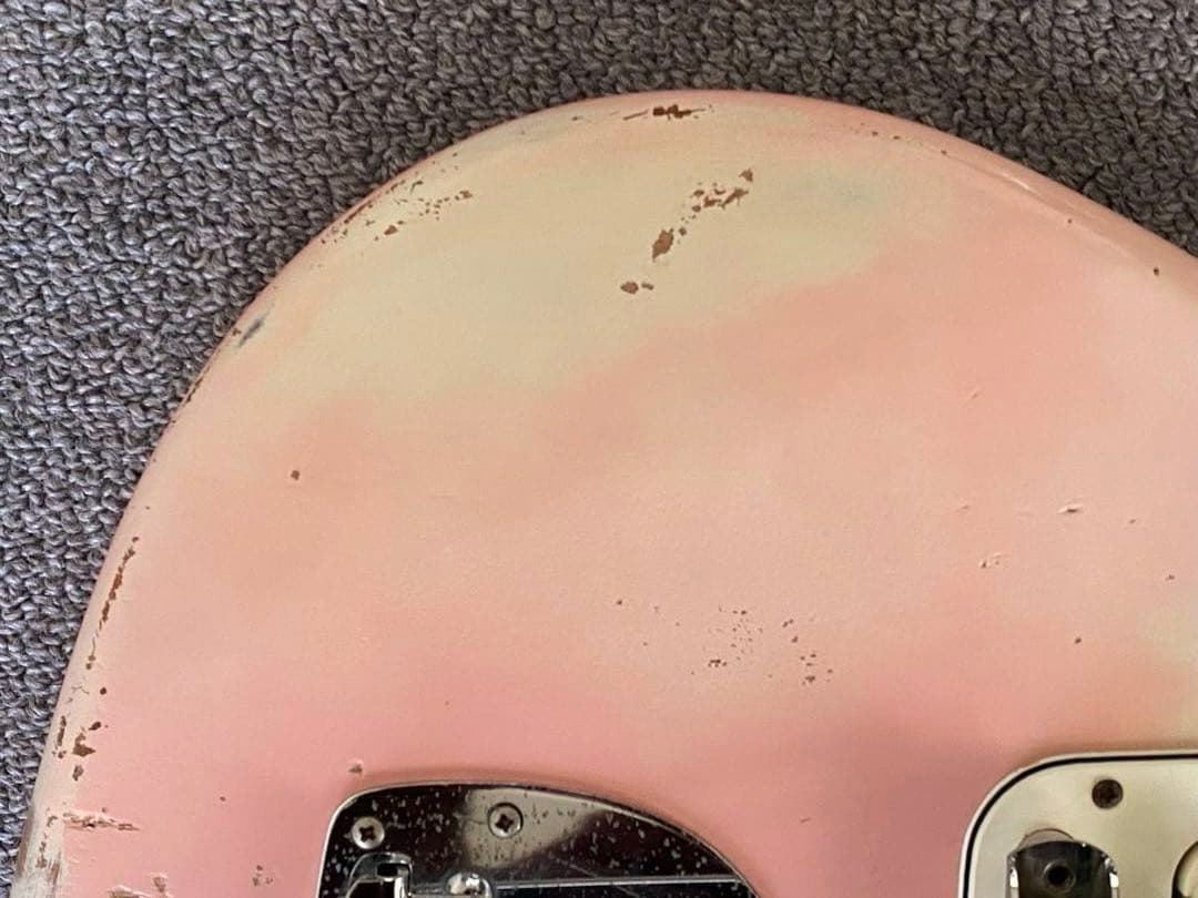 fenderJapanJAGUAR フジゲン シェルピンク M/HレリックMOD