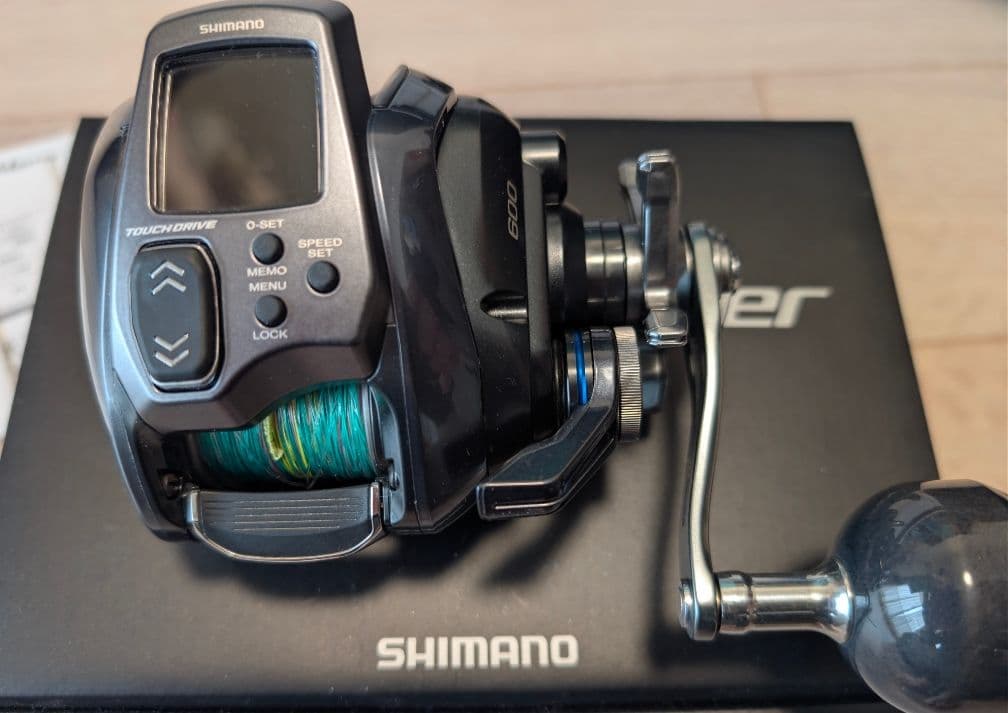 SHIMANO シマノ　23 フォースマスター600　リールカバー付き