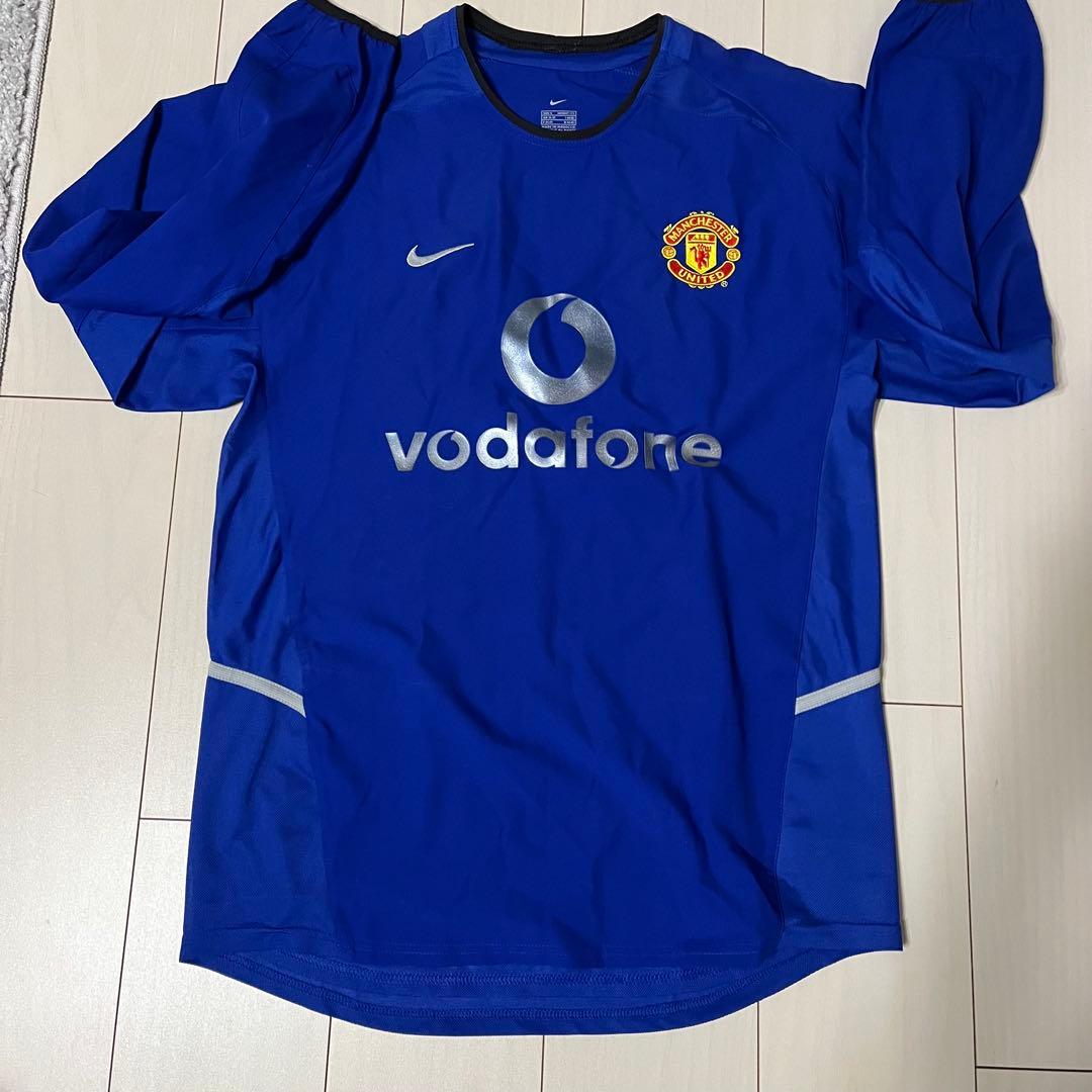 希少！マンチェスターユナイテッド02/03サードユニフォーム長袖