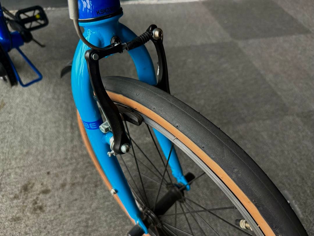 美品 新品未使用 Panther 20インチ折りたたみ自転車 スカイブルー