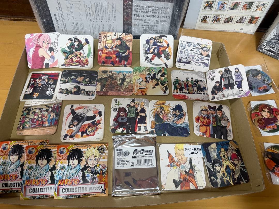 NARUTOジャンプ展50周年記念直筆サインピンズ限定額装付き　グッズ新品未開封