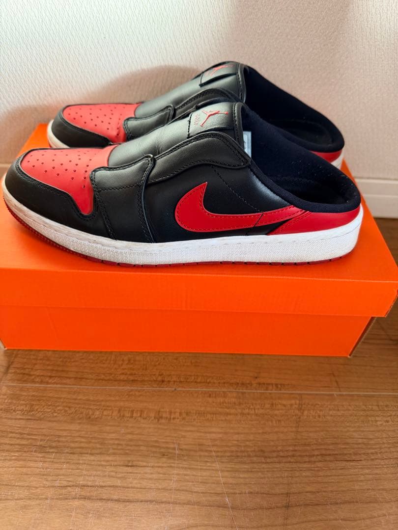 【美品】ナイキ エア ジョーダン 1 ミュール ゴルフ \