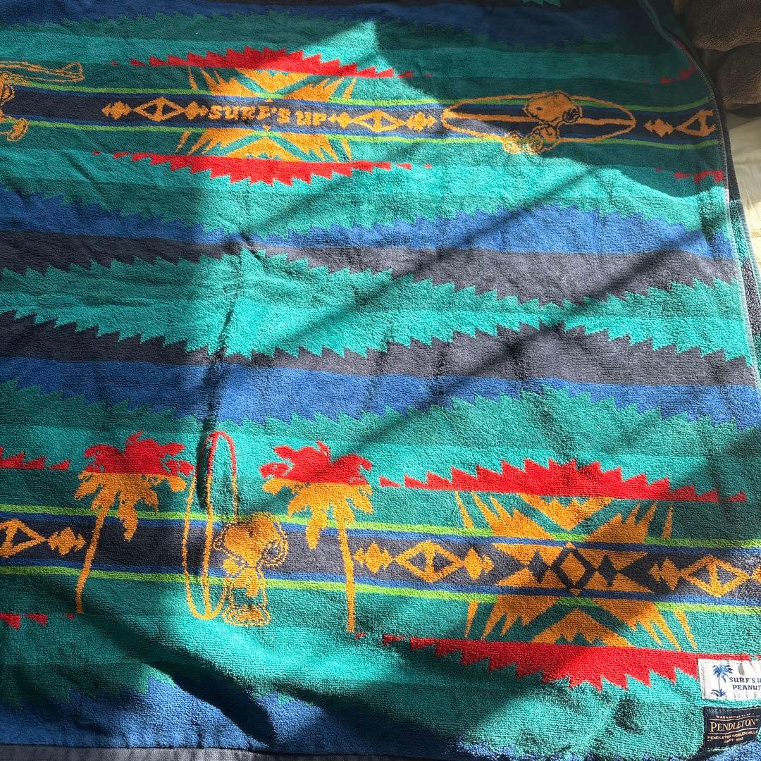 新品未開封ハワイ限定SURF'S UP PEANUTS×ペンドルトンタオルケット