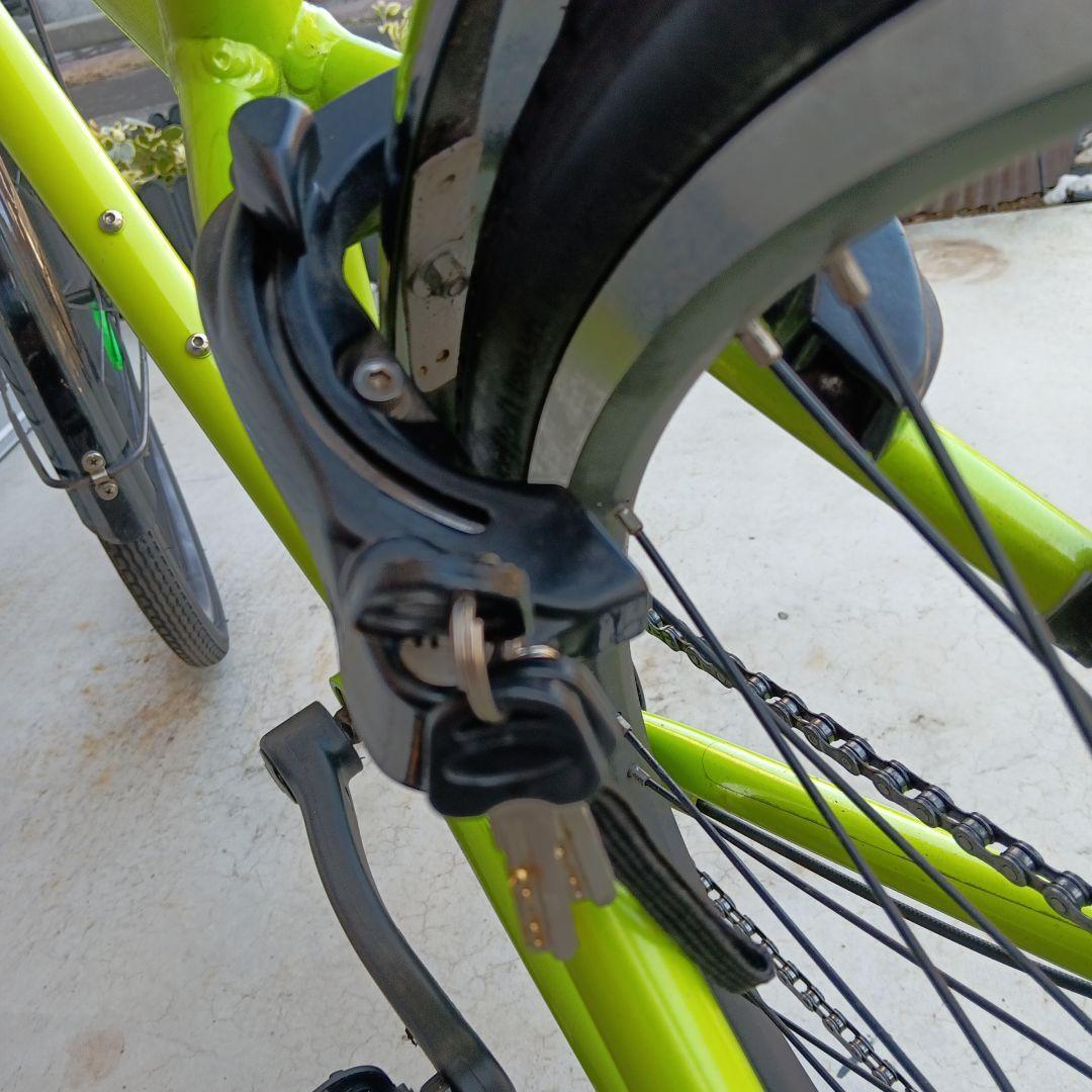 整備済みジュニア向け自転車２４インチ　ヘルメット付　ブリジストン・シュライン