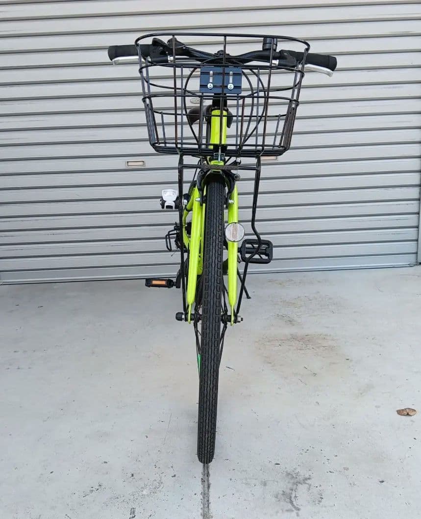 整備済みジュニア向け自転車２４インチ　ヘルメット付　ブリジストン・シュライン