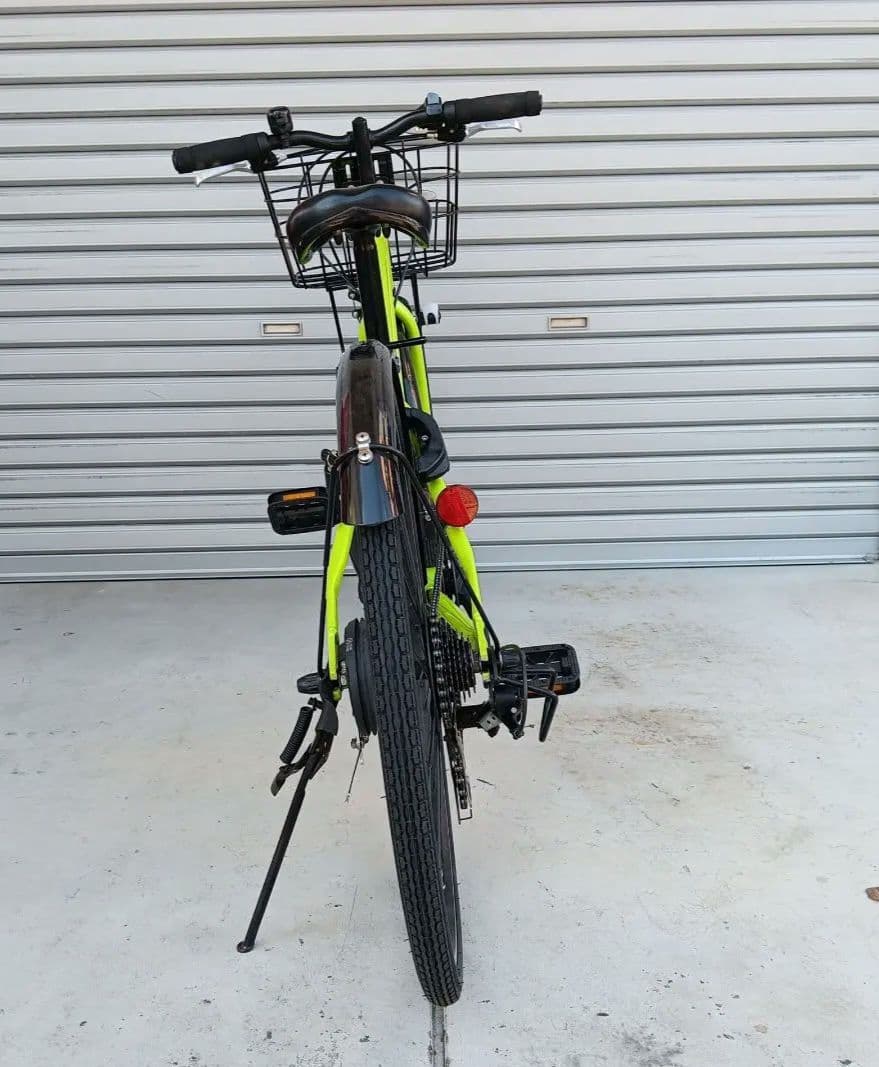 整備済みジュニア向け自転車２４インチ　ヘルメット付　ブリジストン・シュライン