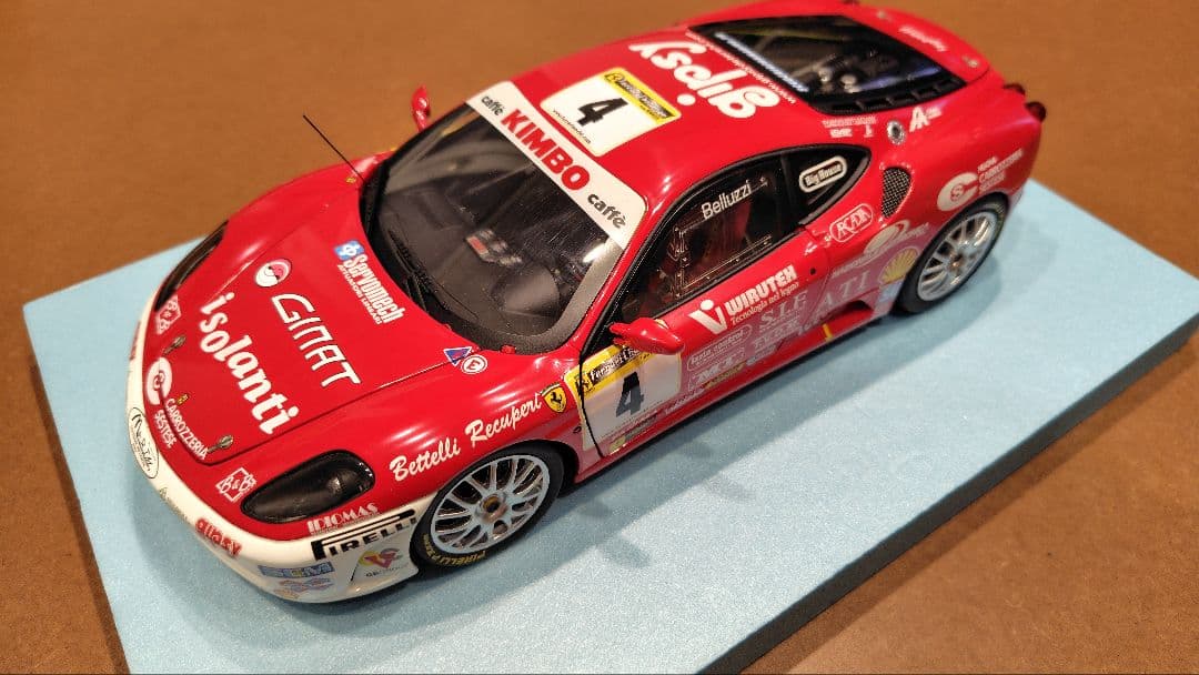 フェラーリ　1/18　F430　ミニカー　マテル