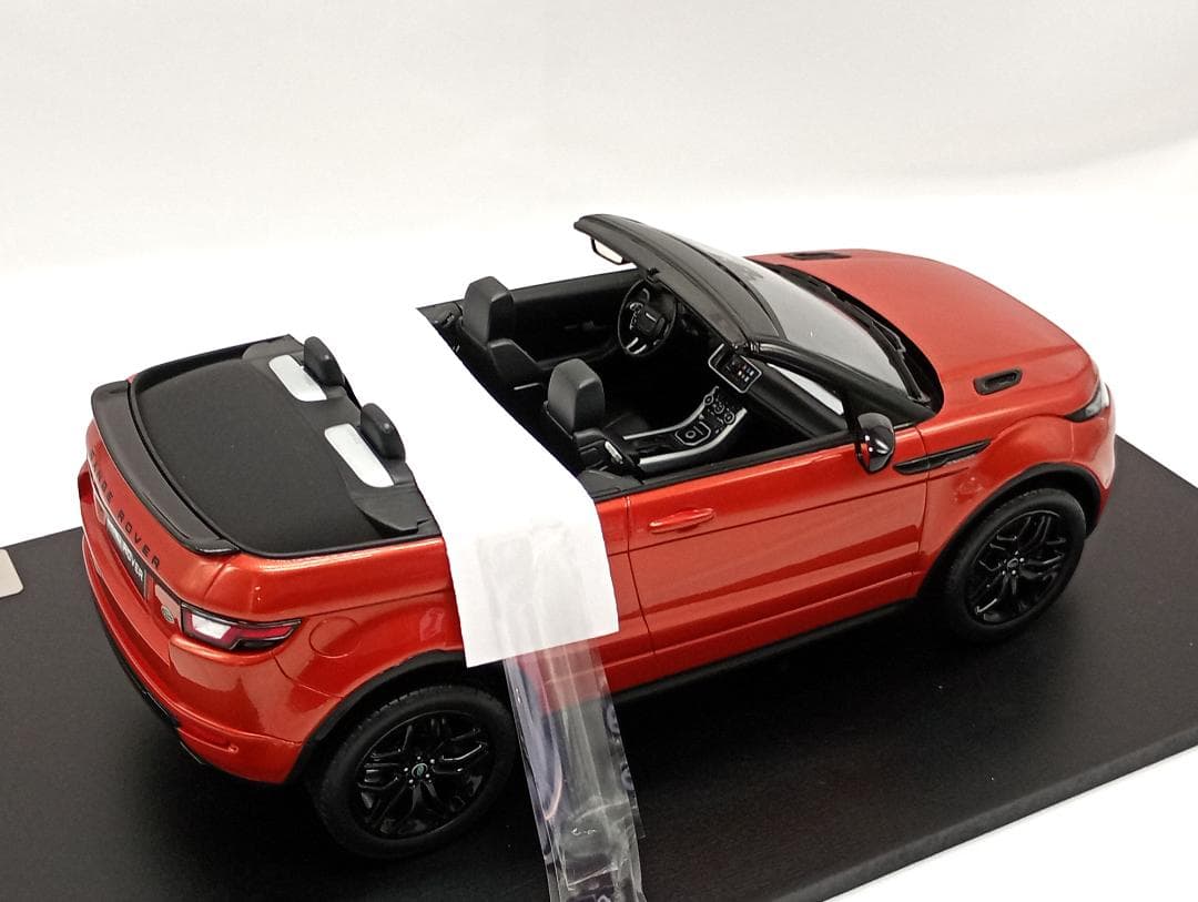 TS 1/18 レンジローバー イヴォーク コンバーチブル オレンジメタリック