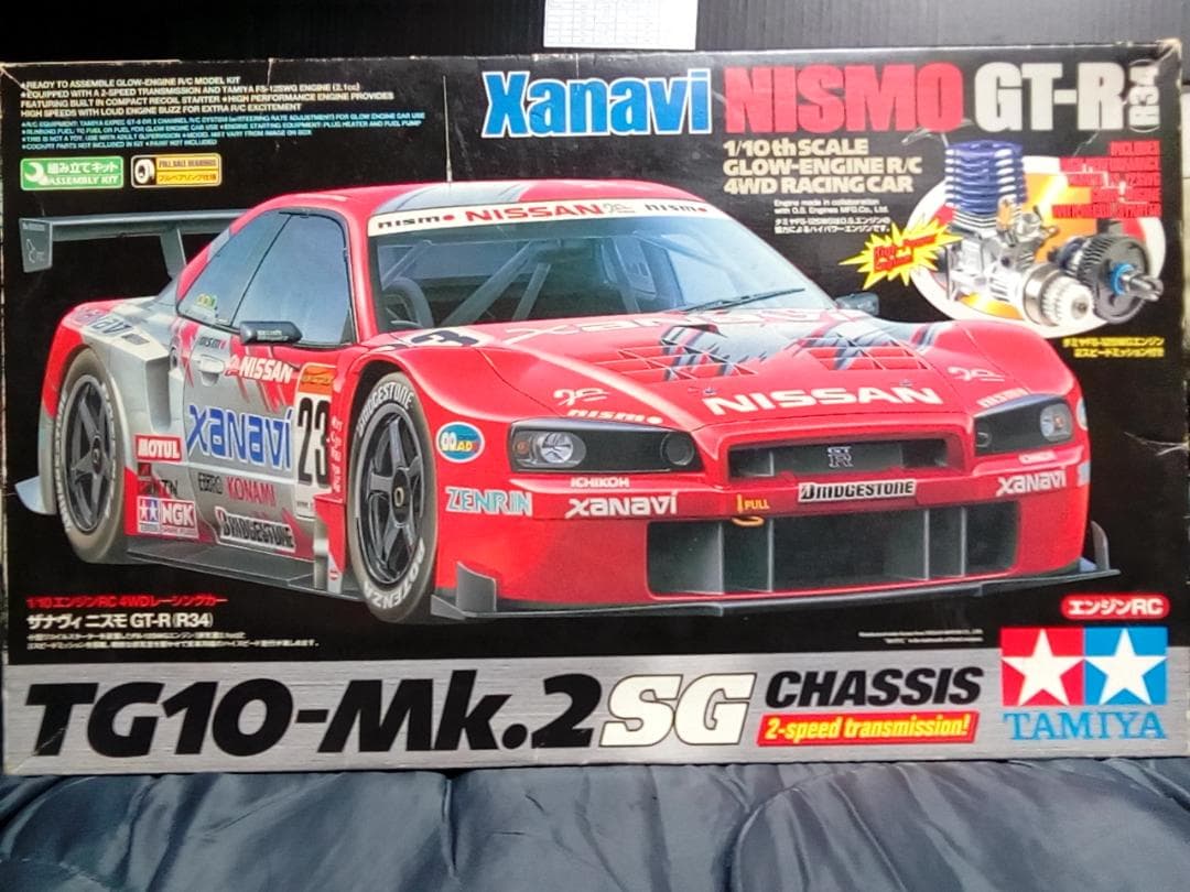 ⭐タミヤ⭐TG10-Mk.2SG Xanavi Nismo GT-R (R34)