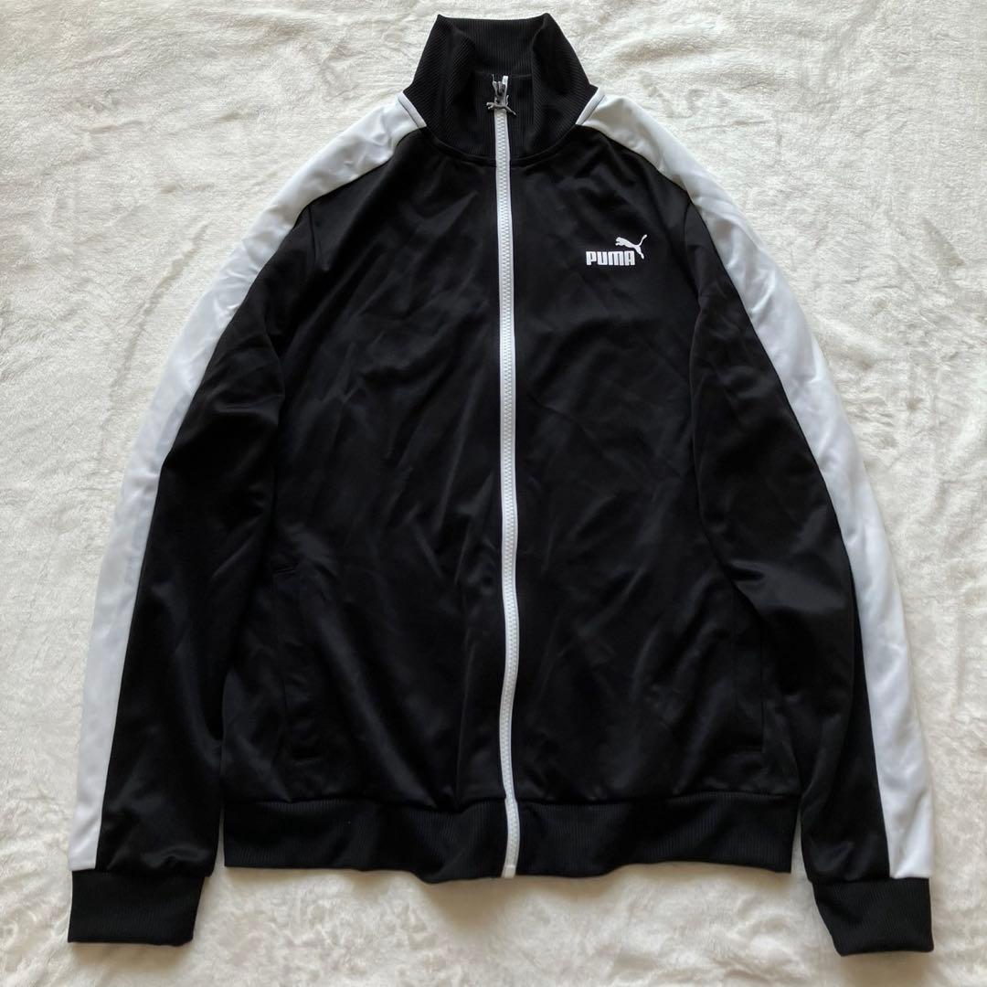 新品未使用タグ付✨PUMA プーマ ジャージセットアップ ジャージ上下 黒 XL
