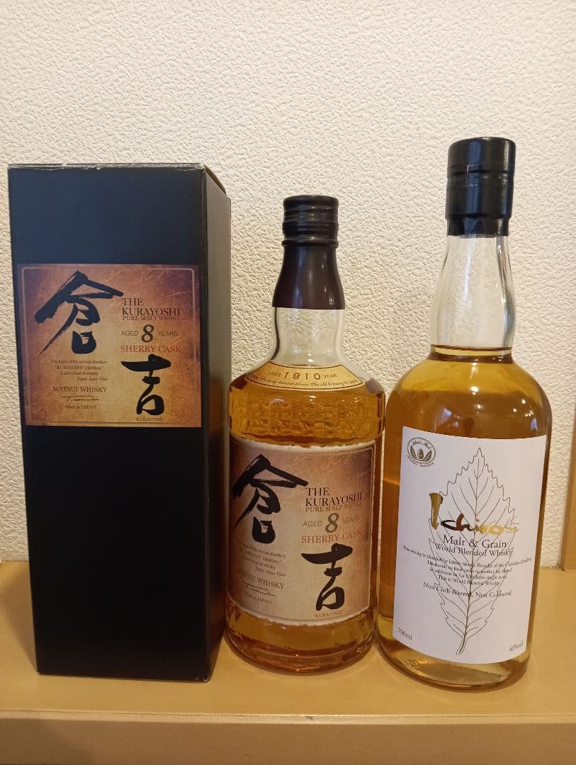 倉吉 8年 シェリーカスク& イチローズモルトホワイトラベル