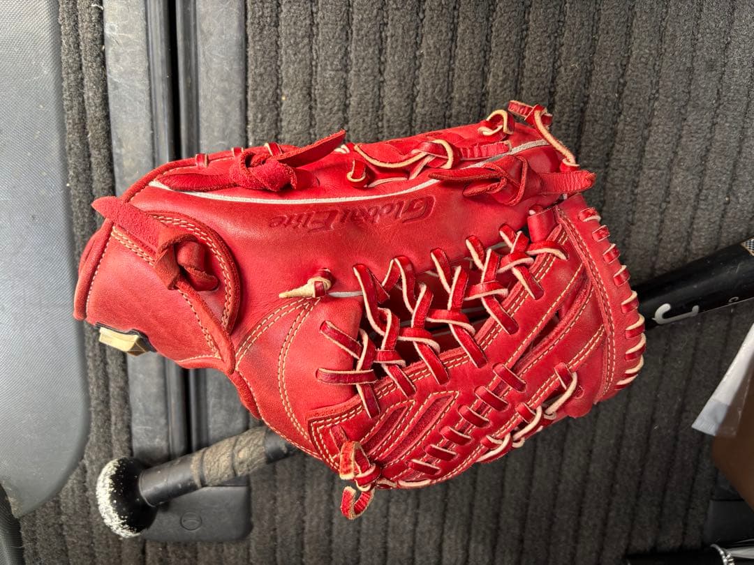ミズノ 軟式グローブ レッド