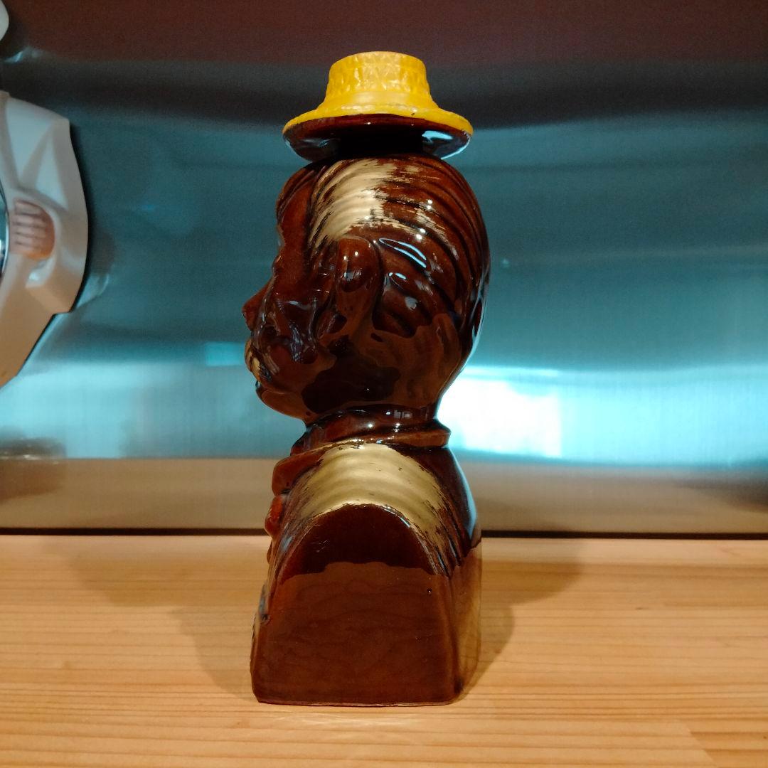 ビンテージ　四つ目　4つ目　置物　ミッドセンチュリー　酔っ払い デカンタ