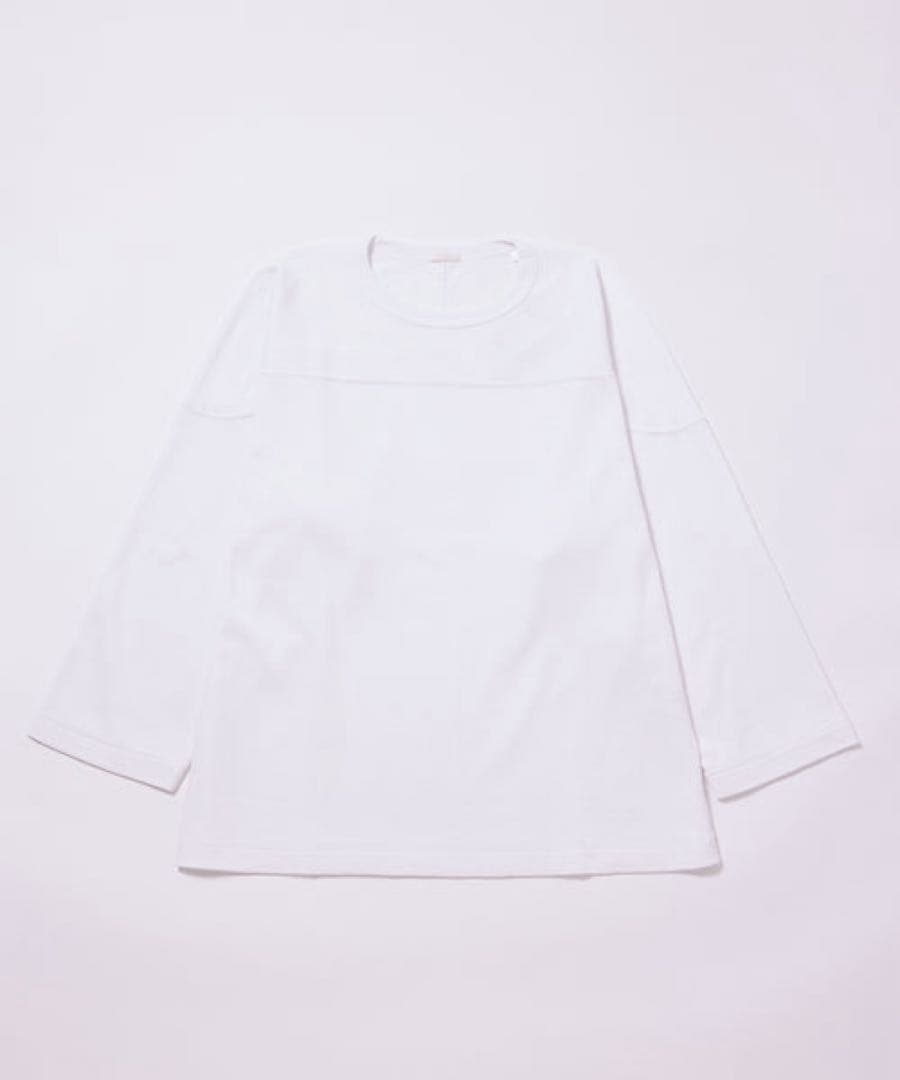 新品COMOLI フットボールTシャツ　3