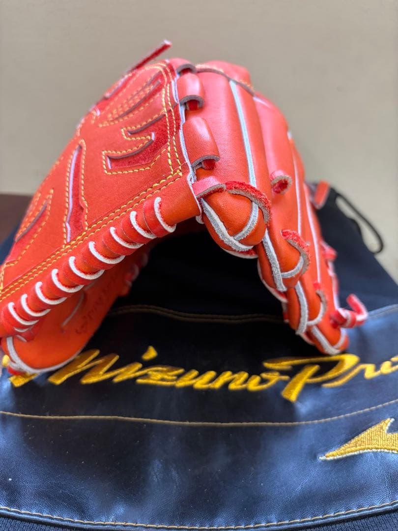 ミズプロ　オレンジ 硬式グローブ