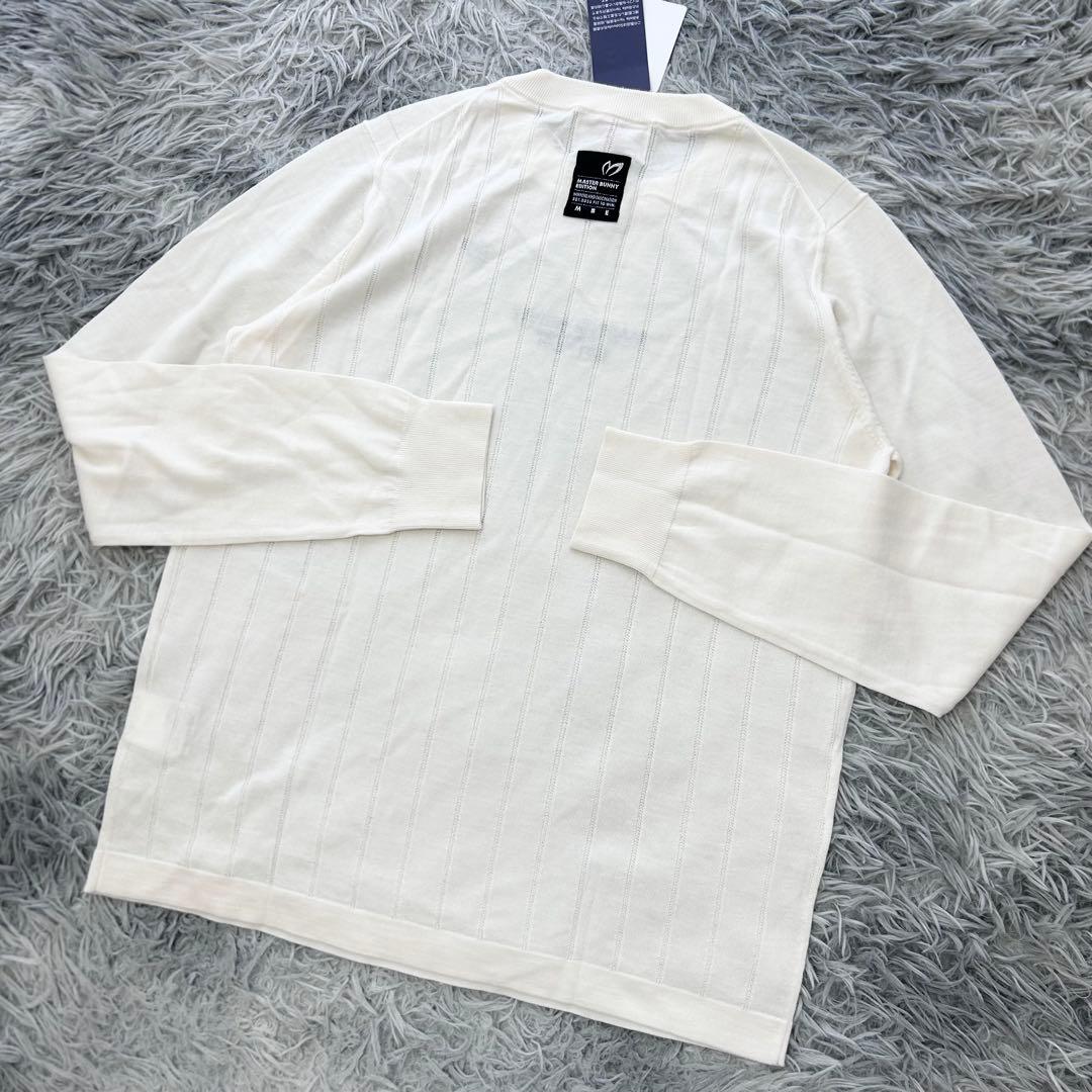 新品　マスターバニーエディション　ニット　セーター　薄手　シルク混　アイボリー