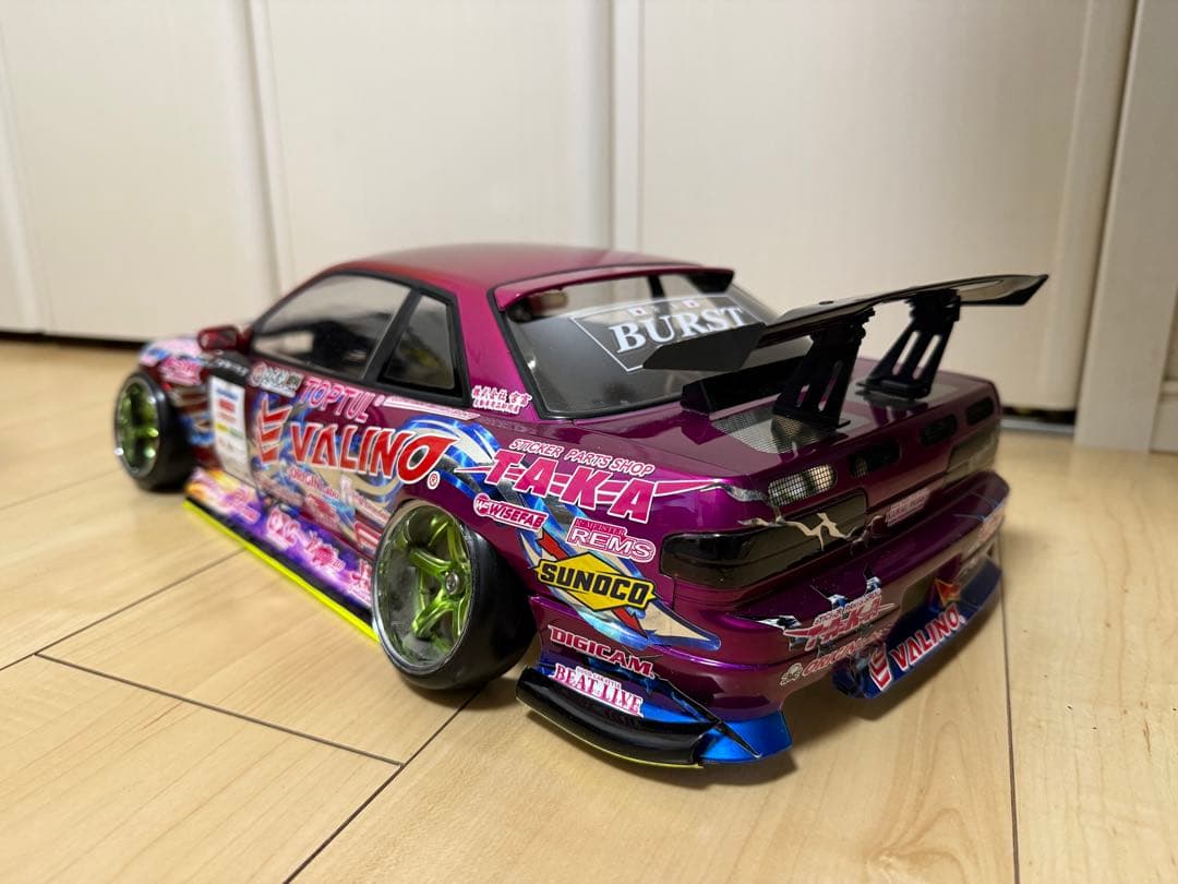 アディクション　シルビアs13 d1 2024年仕様　ホイール、スポイラー付き