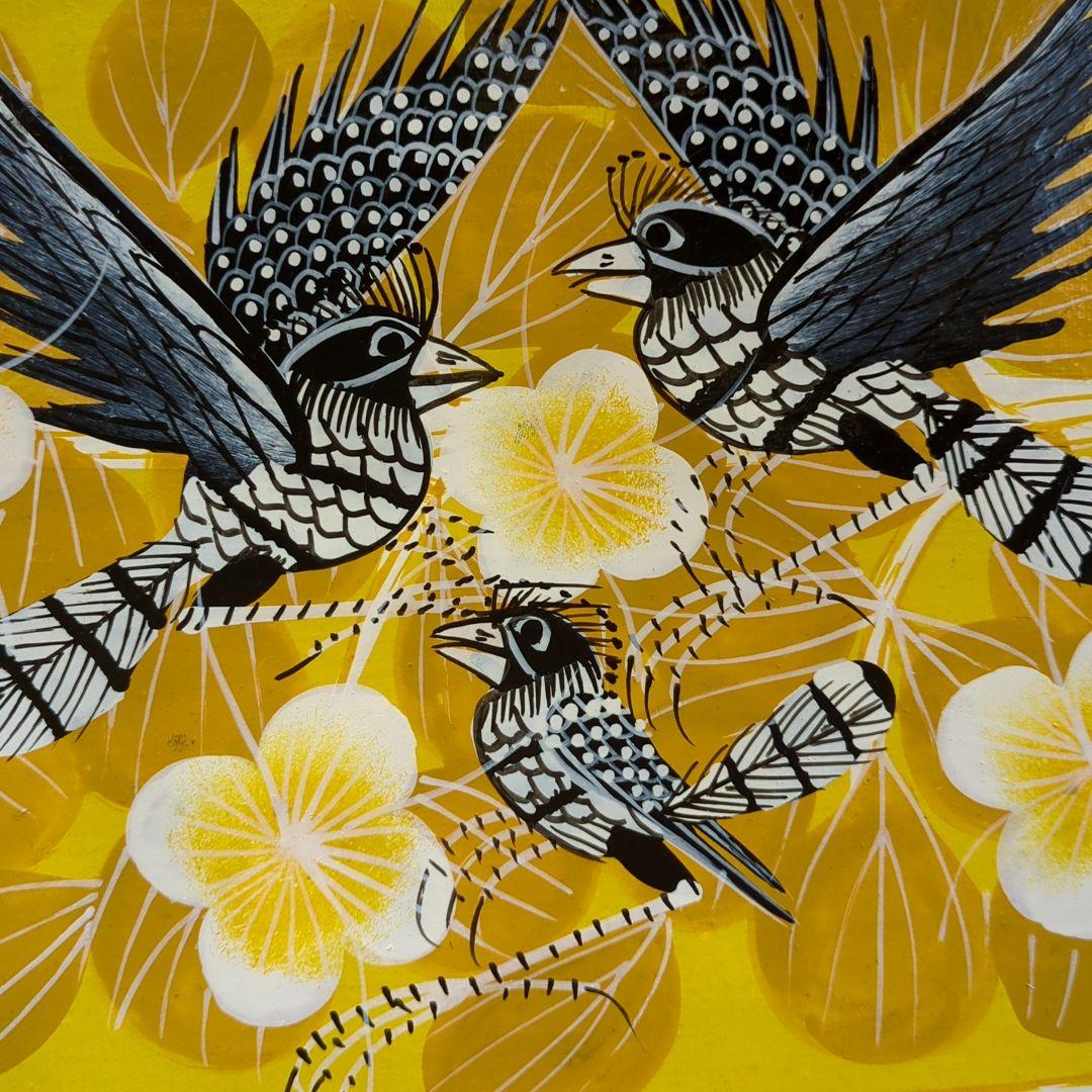 『 Yellow Leopard fam 』by Zuberi 60*60cm