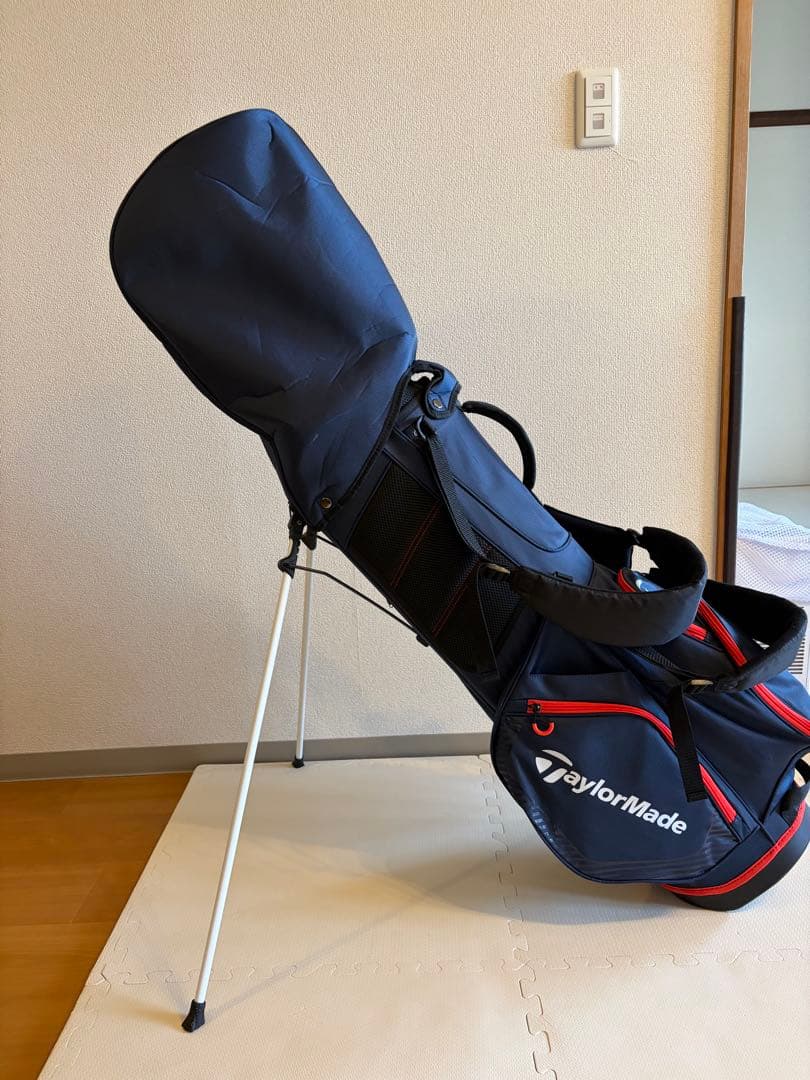 TaylorMade キャディバッグ ネイビー/レッド（1/27まで公開）
