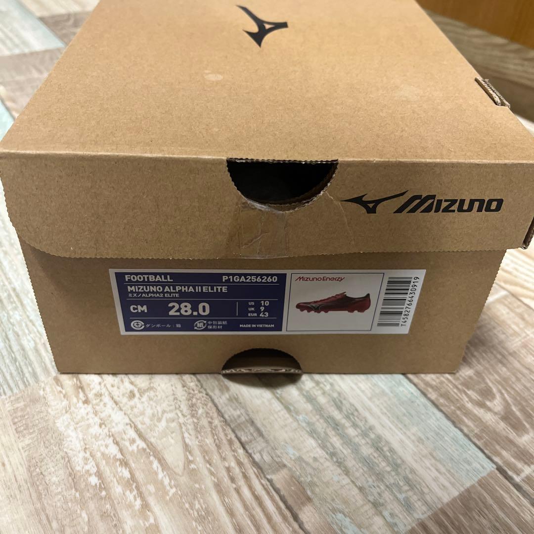 定価20000円！ ミズノアルファII ELITE サッカーシューズ 28cm