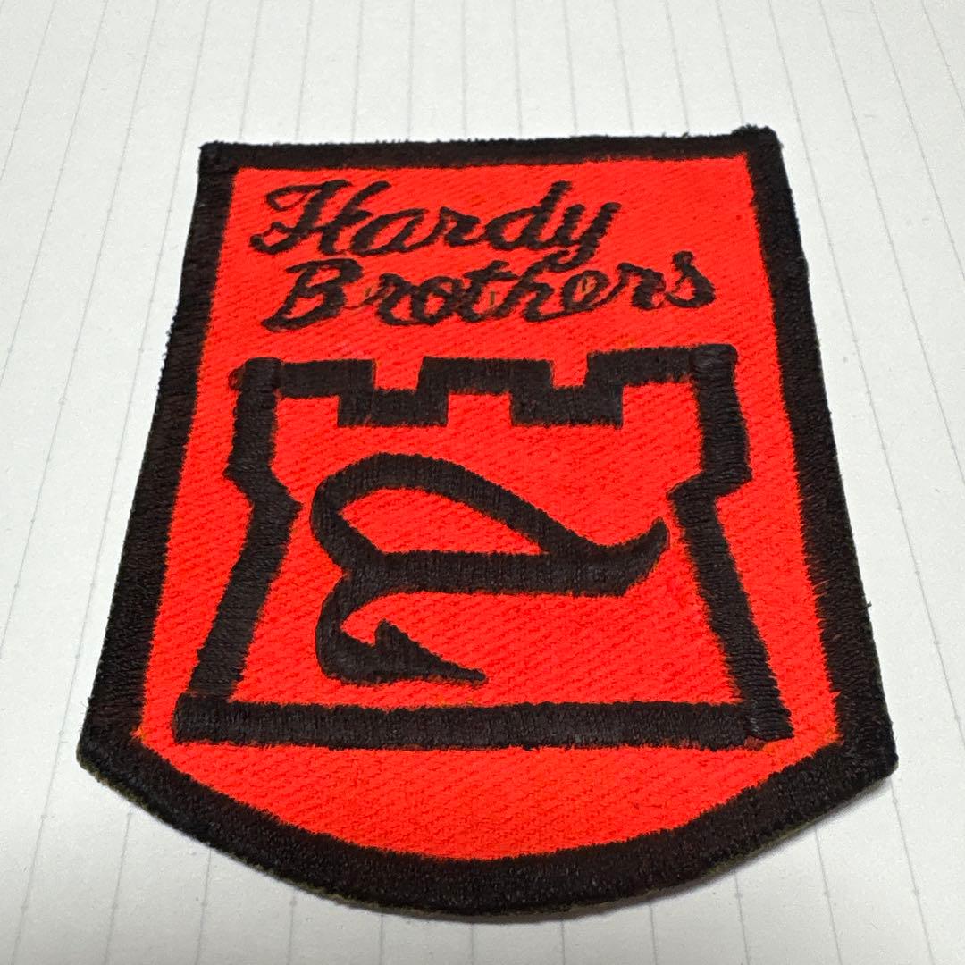 Hardy Brothers パッチ 赤色　ワッペン　年代物　ビンテージ