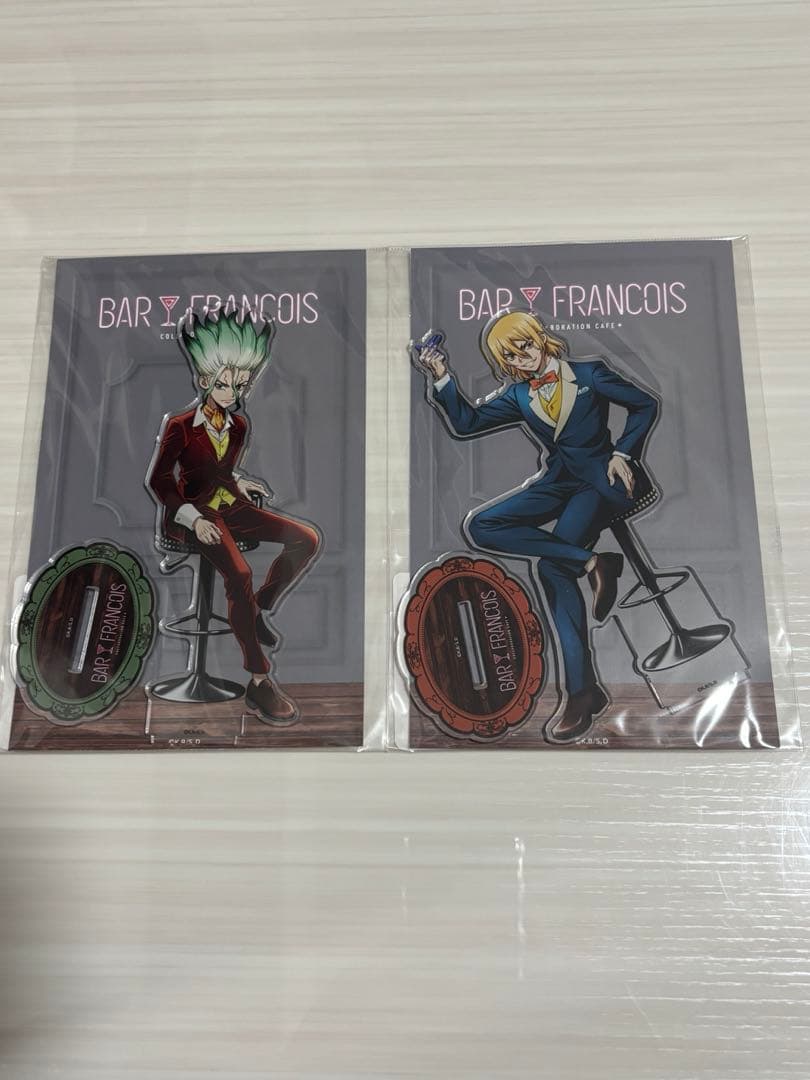 Dr.STONE バーフランソワ カフェ アクリルスタンド 石神千空 七海龍水