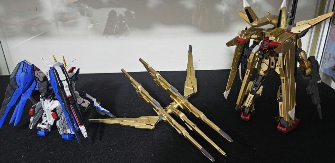 ジャンク品 ガンダムプラモ MG・1/100セット ★17体・海外製　早い者勝ち