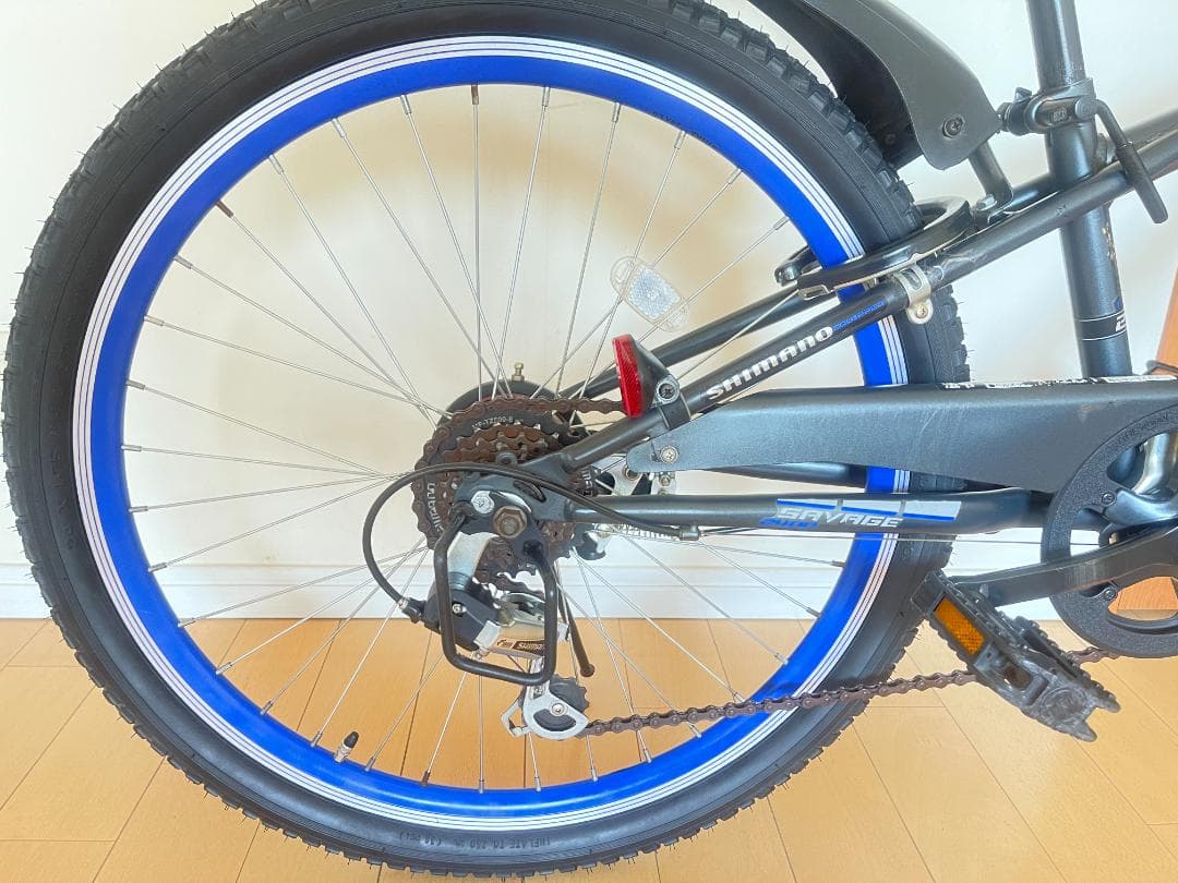 AVIGO 24インチ自転車 サベージ CIデッキ オートライト付き　引取専用