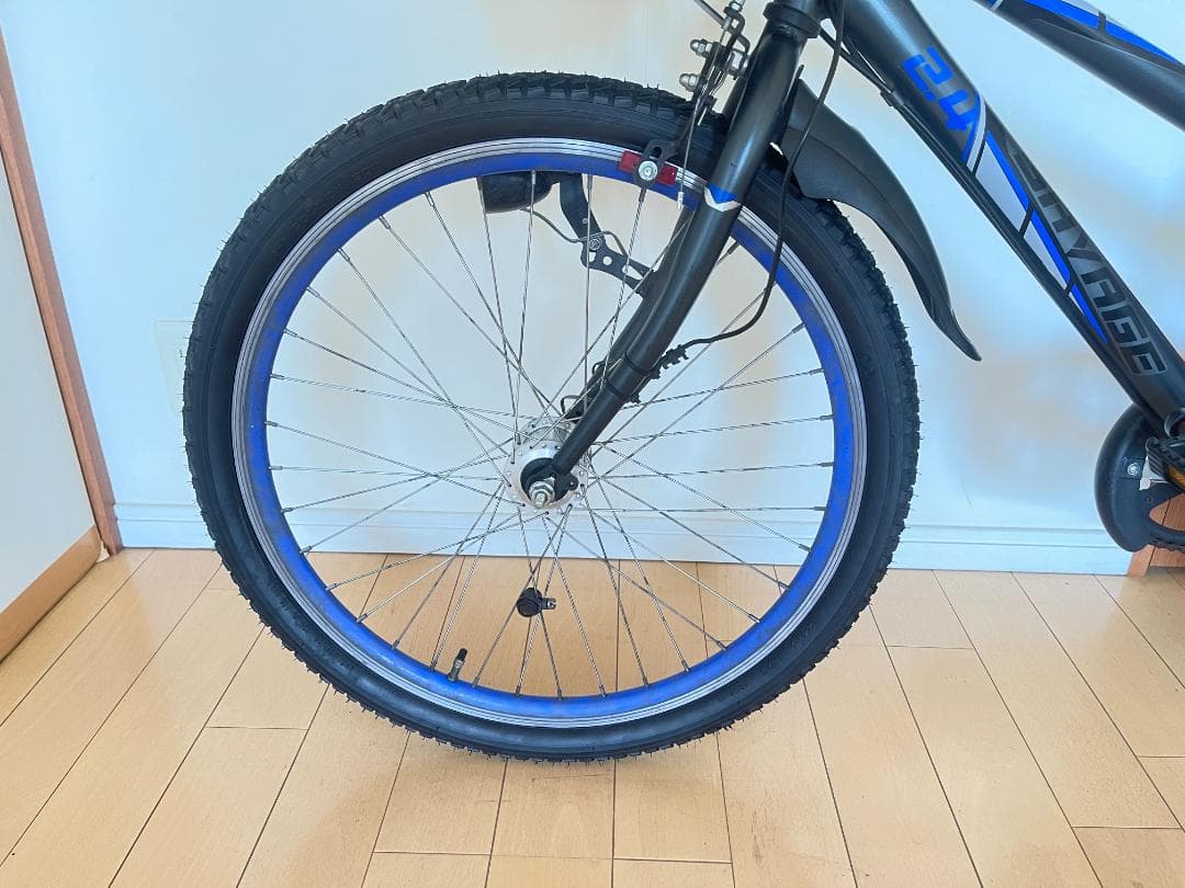 AVIGO 24インチ自転車 サベージ CIデッキ オートライト付き　引取専用