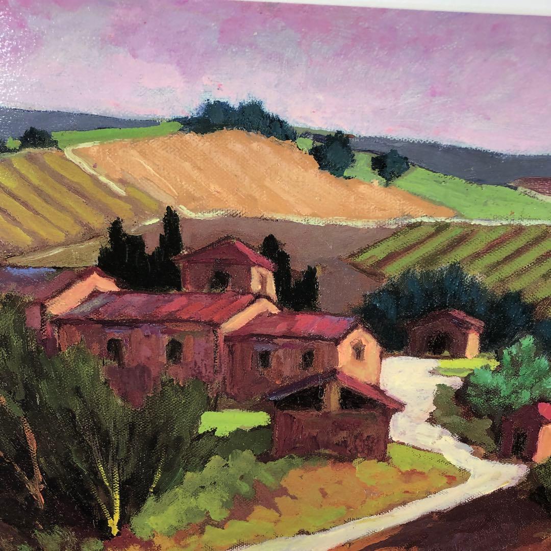 ペッサーニ　「夕暮れの気配」 版画(ジクレー) シート　額縁無し　美品