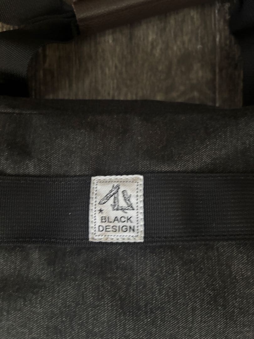 BLACK DESIGN BD 【限定】ロー チェアー ODM 柄 ブラック