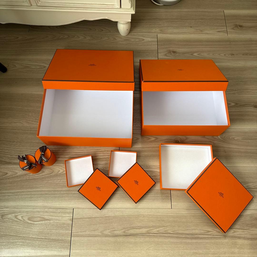 HERMES エルメス　空箱　7点セット　ボックス　ブランドボックス