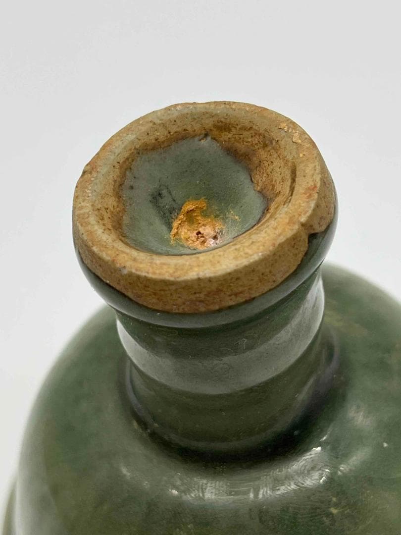 元から明時代　青磁　龍泉窯高足杯 馬上杯　青磁茶碗　唐物(F-43)