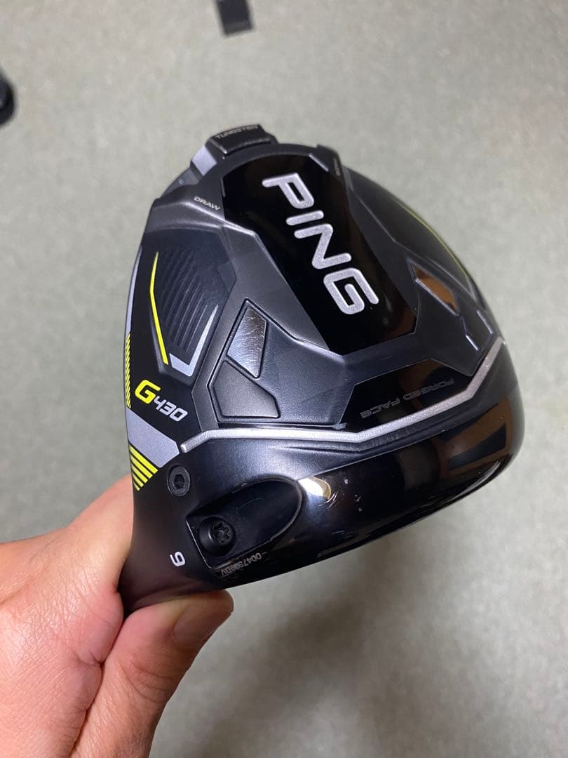 PING G430 max ドライバー　ロフト9度　純正シャフト