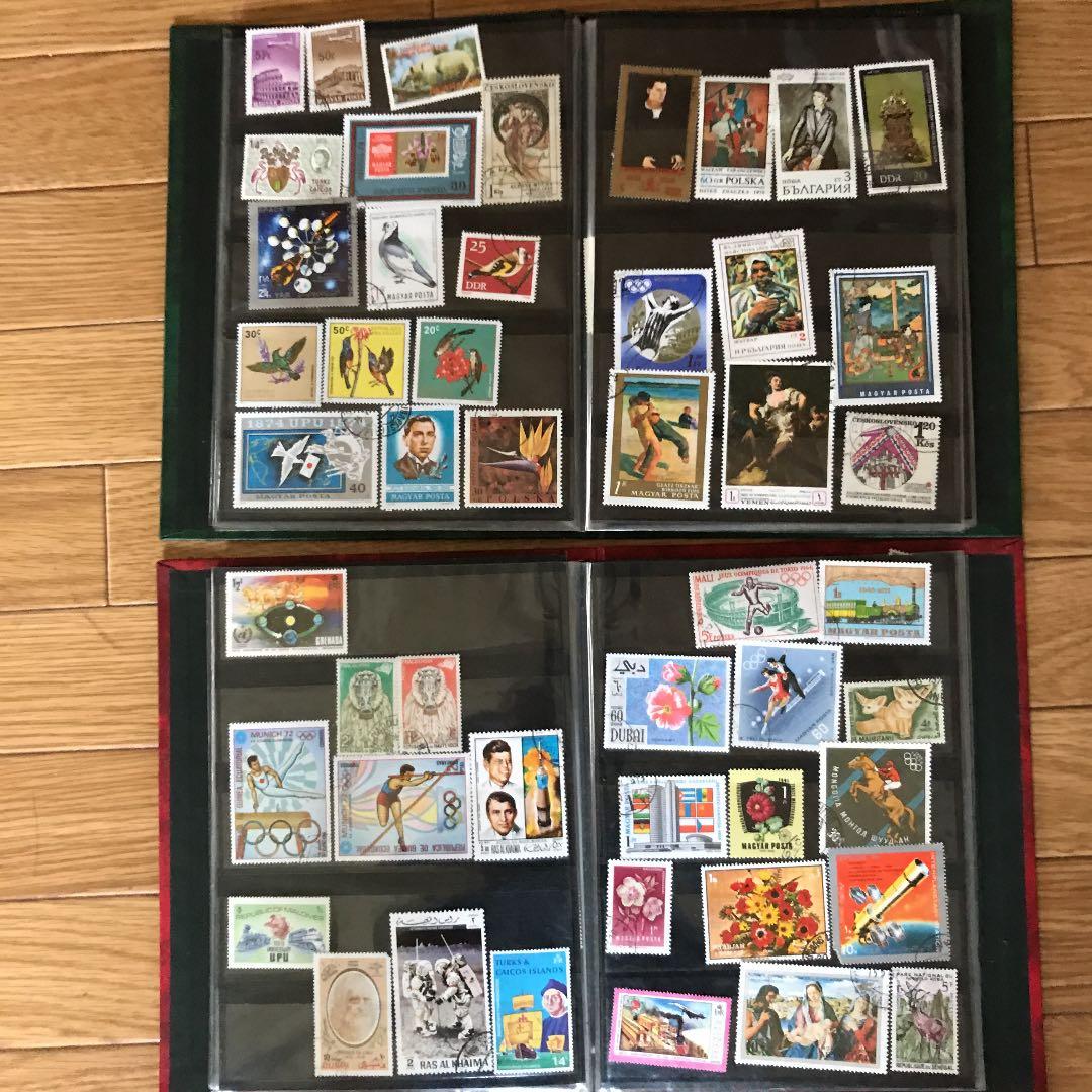 1970年代の世界の切手(使用済み)約400枚