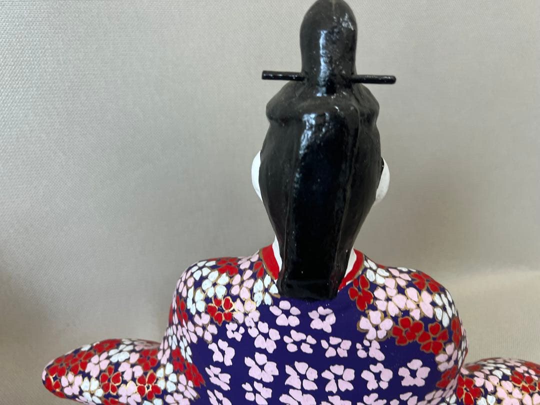 希少作品　信州中野土人形土びな　六代目　奈良由起夫　雛人形