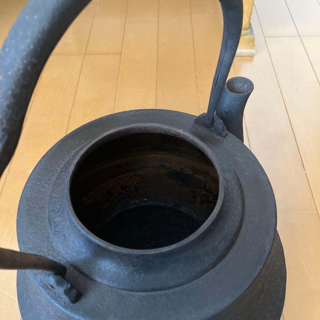 鉄瓶 直径約35cm 高さ約25cm