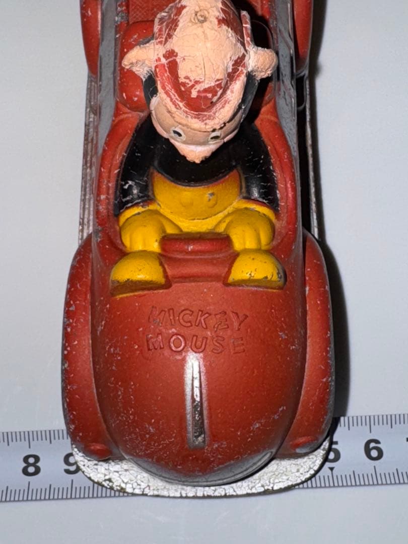 1930s ヴィンテージ サンラバー ミッキーマウス ドナルドダック ミニカー