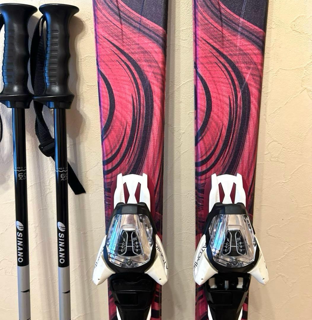 ◾️カービングスキーセット　スキー板146㎝　ブーツ24㎝　レディース用　女性用