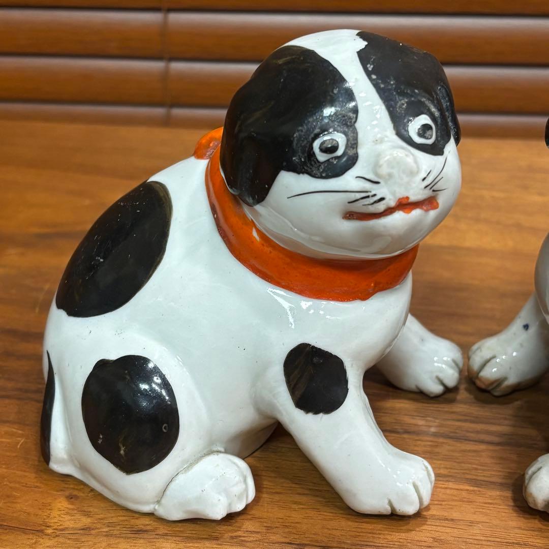 江戸時代　古伊万里　可愛い犬　狛犬